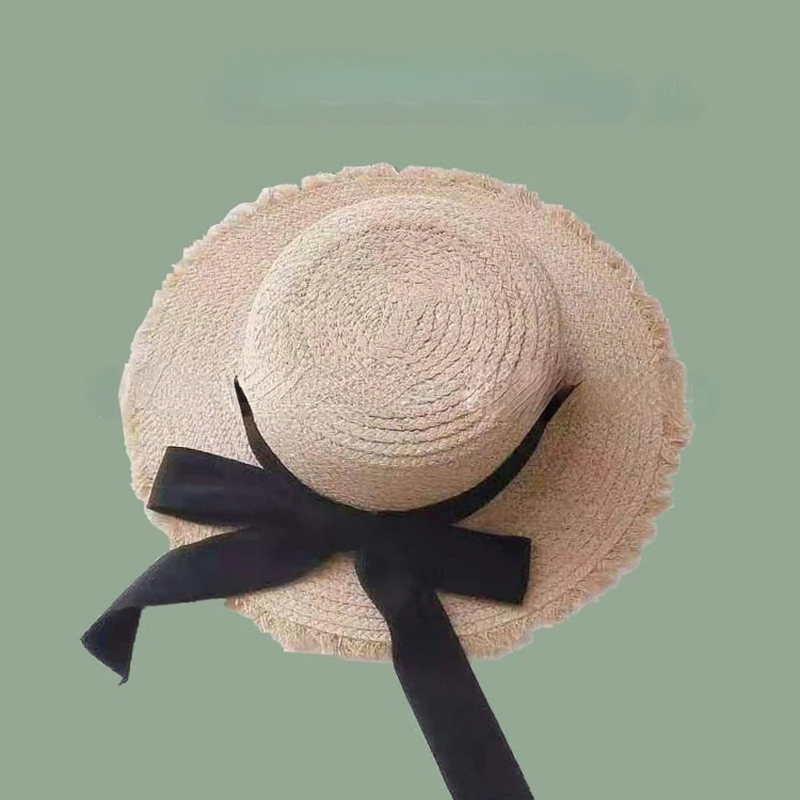 Japanese Cute Raffia Woven Sun - Hat Floppy Wide avaliação e preço
