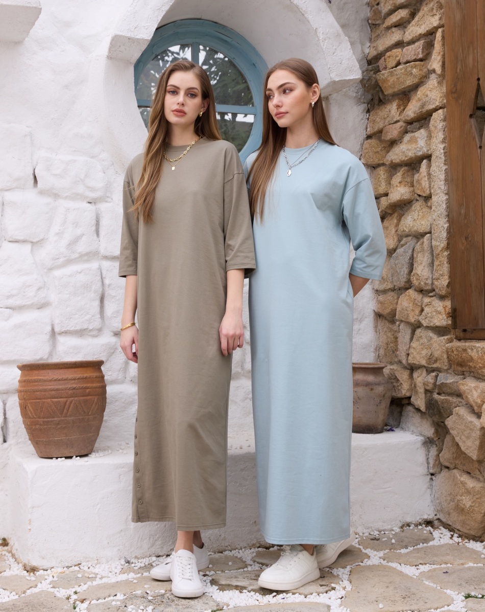AS SS26 oversize loose T-shirt - Linen Dress Wrap avaliação e preço