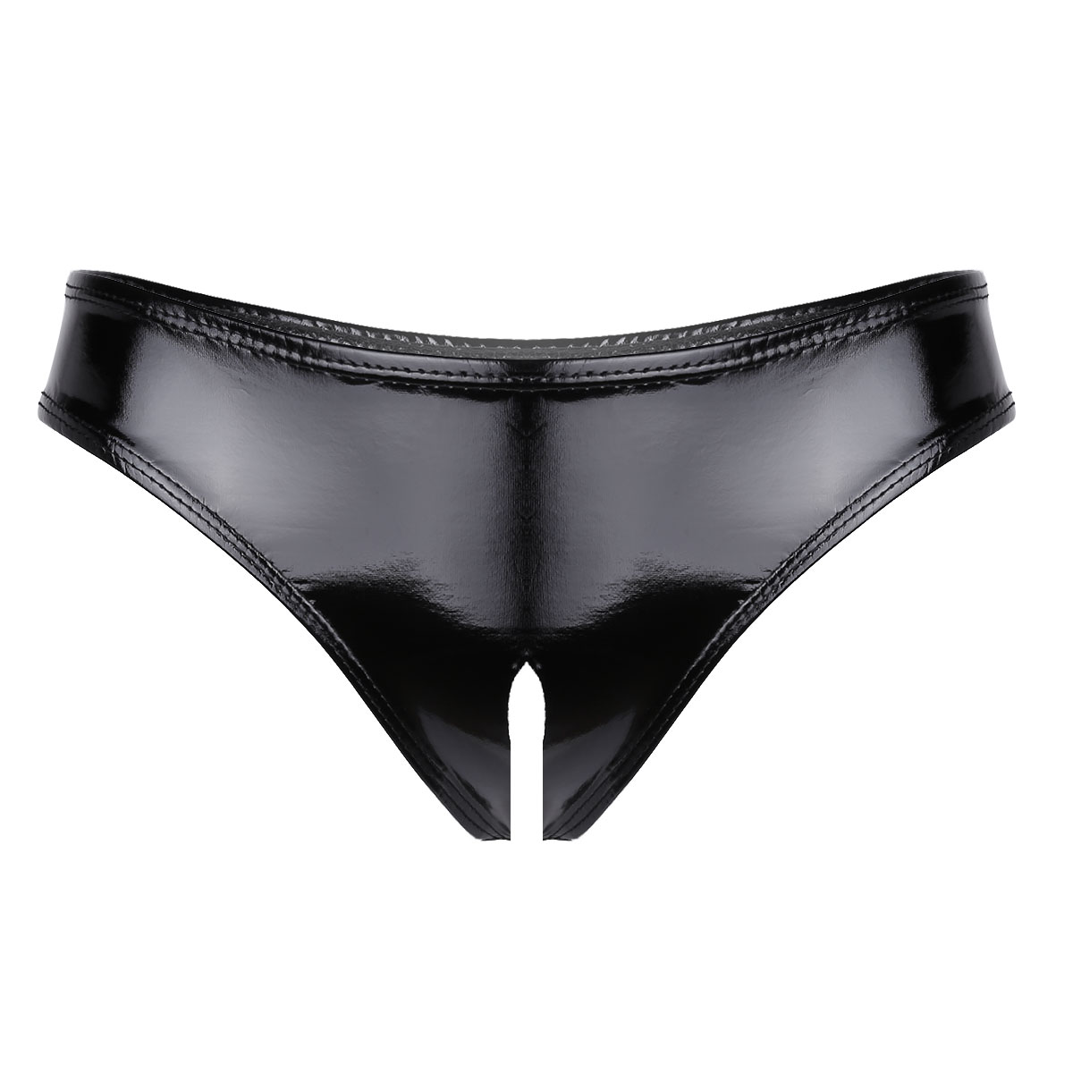 Womens Patent Leather Lingerie - Bralette Triangle Set avaliação e preço