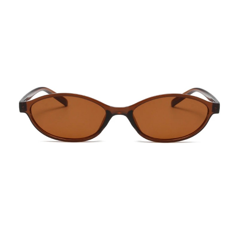 Retro Oval Frame Sunglasses Fa - Sunglasses Cat Eye avaliação e preço