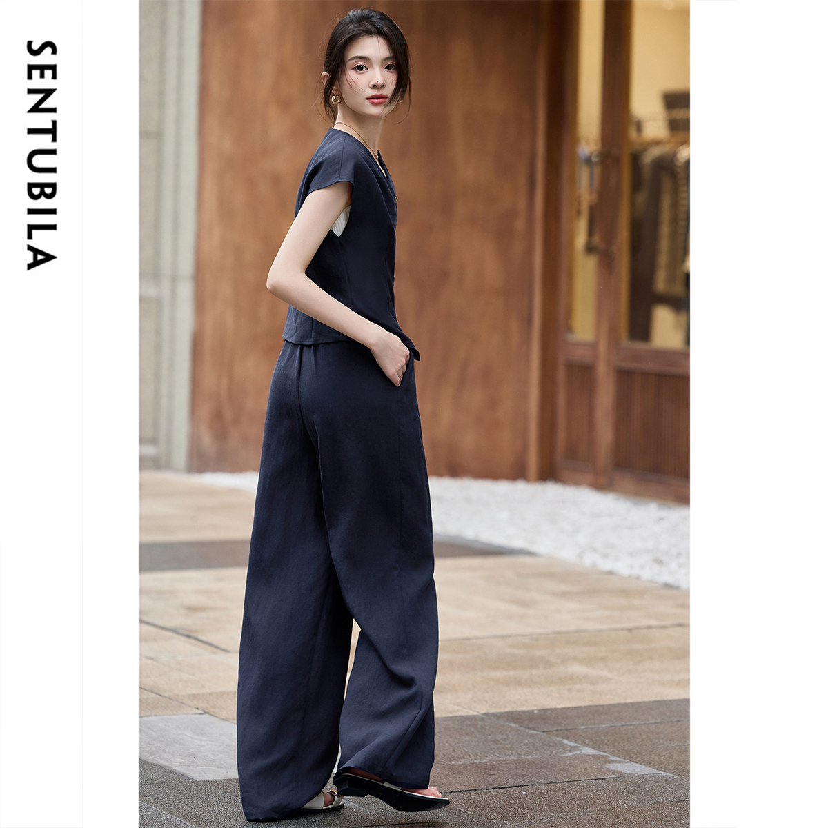 SENTUBILA Summer Linen Pant Se - Linen Pant Wide avaliação e preço