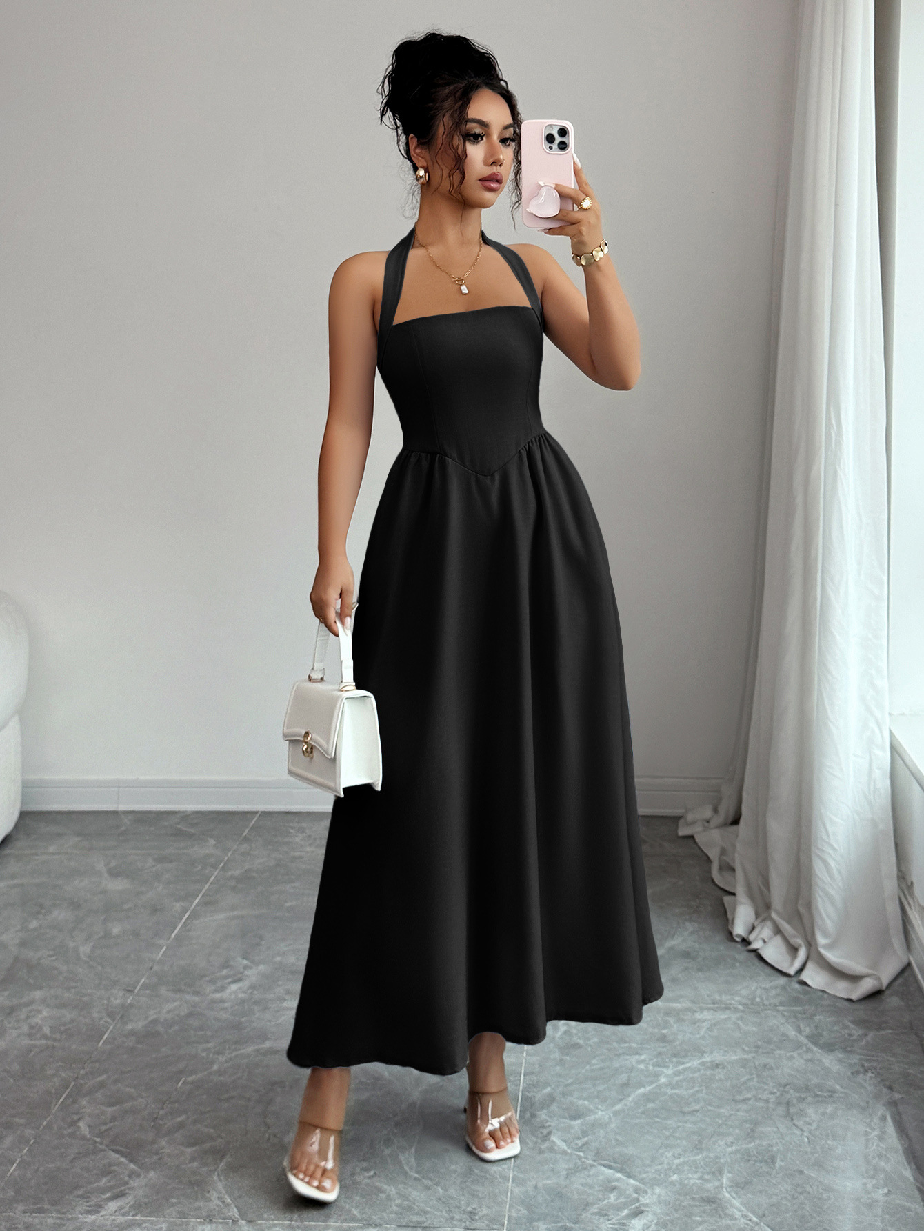 Women's Dress 5 Colors Halter  - Maxi Dress Halter avaliação e preço