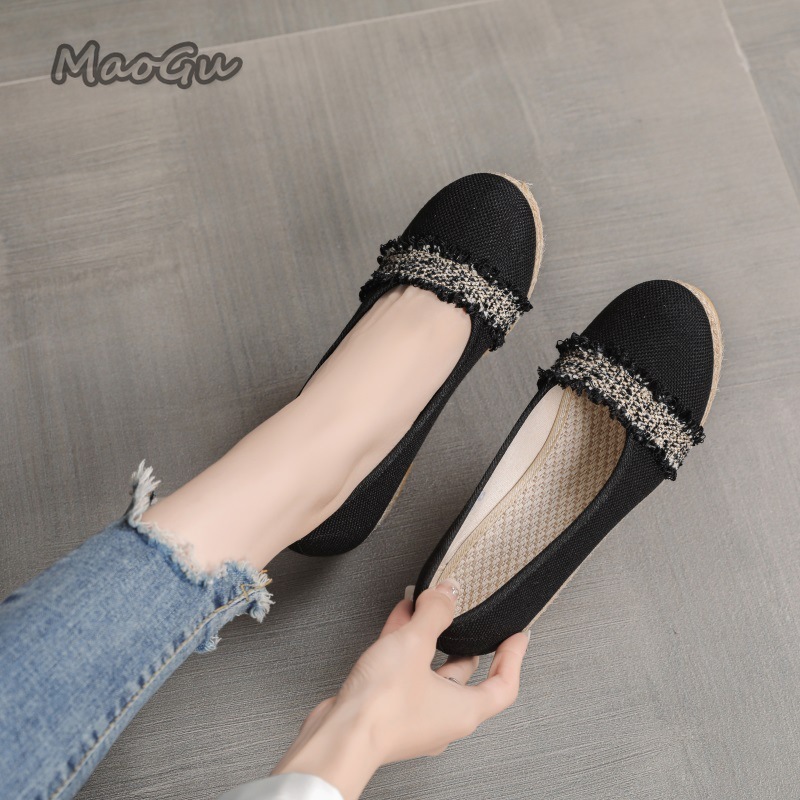 Women's Espadrille Wedges Shoe - Wedge Espadrille Women avaliação e preço