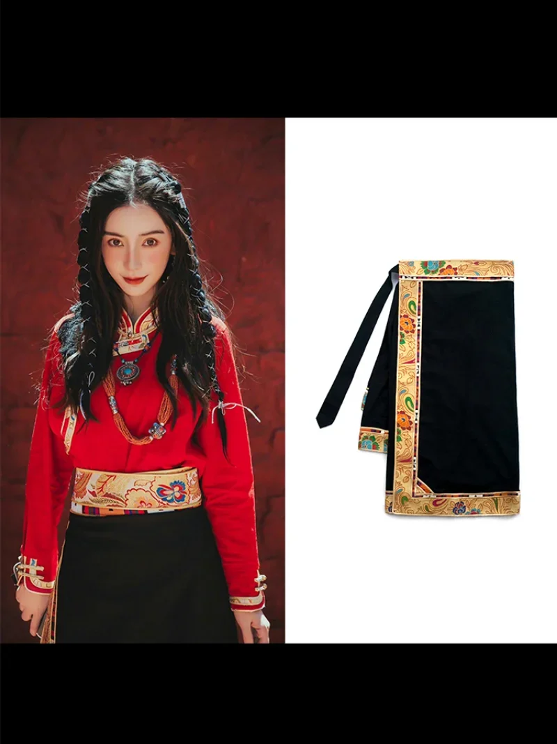 Traditional Tibetan Dress Wrap - Linen Dress Wrap avaliação e preço