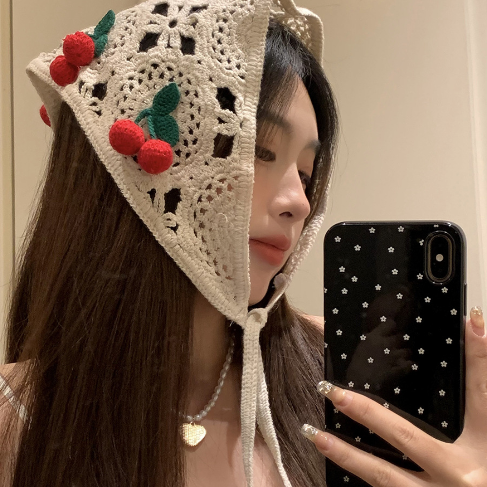 Knitted Triangle Headband Cute - Headband Summer Knit avaliação e preço
