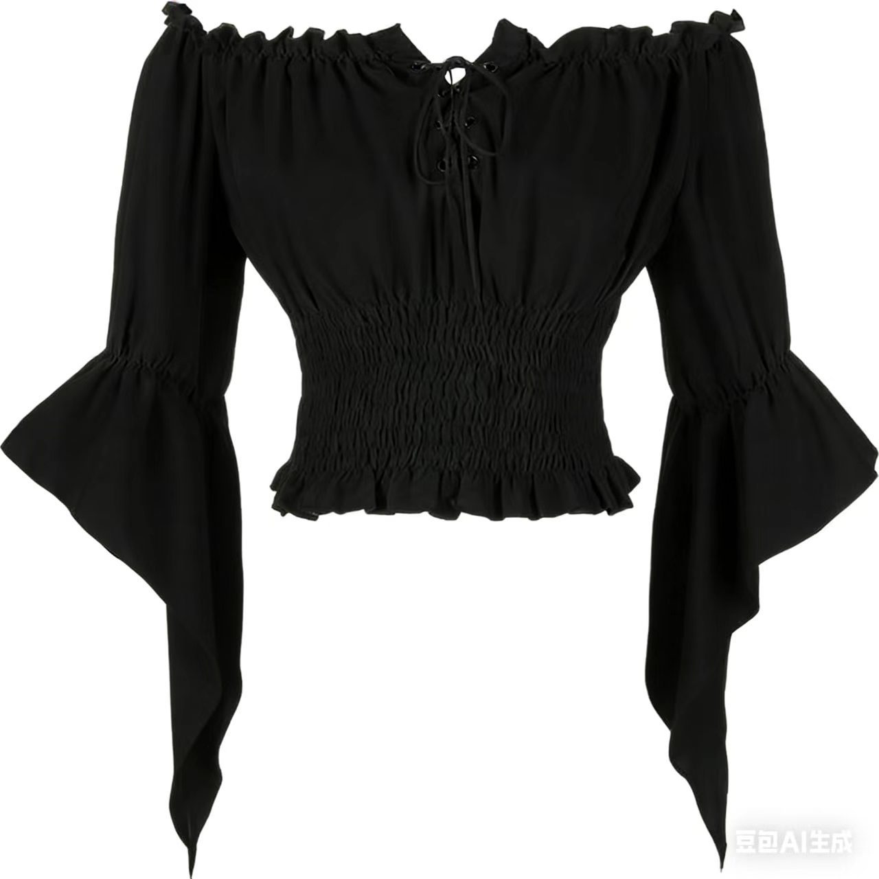Renaissance Medieval Aristocra - Blouse Off Shoulder avaliação e preço