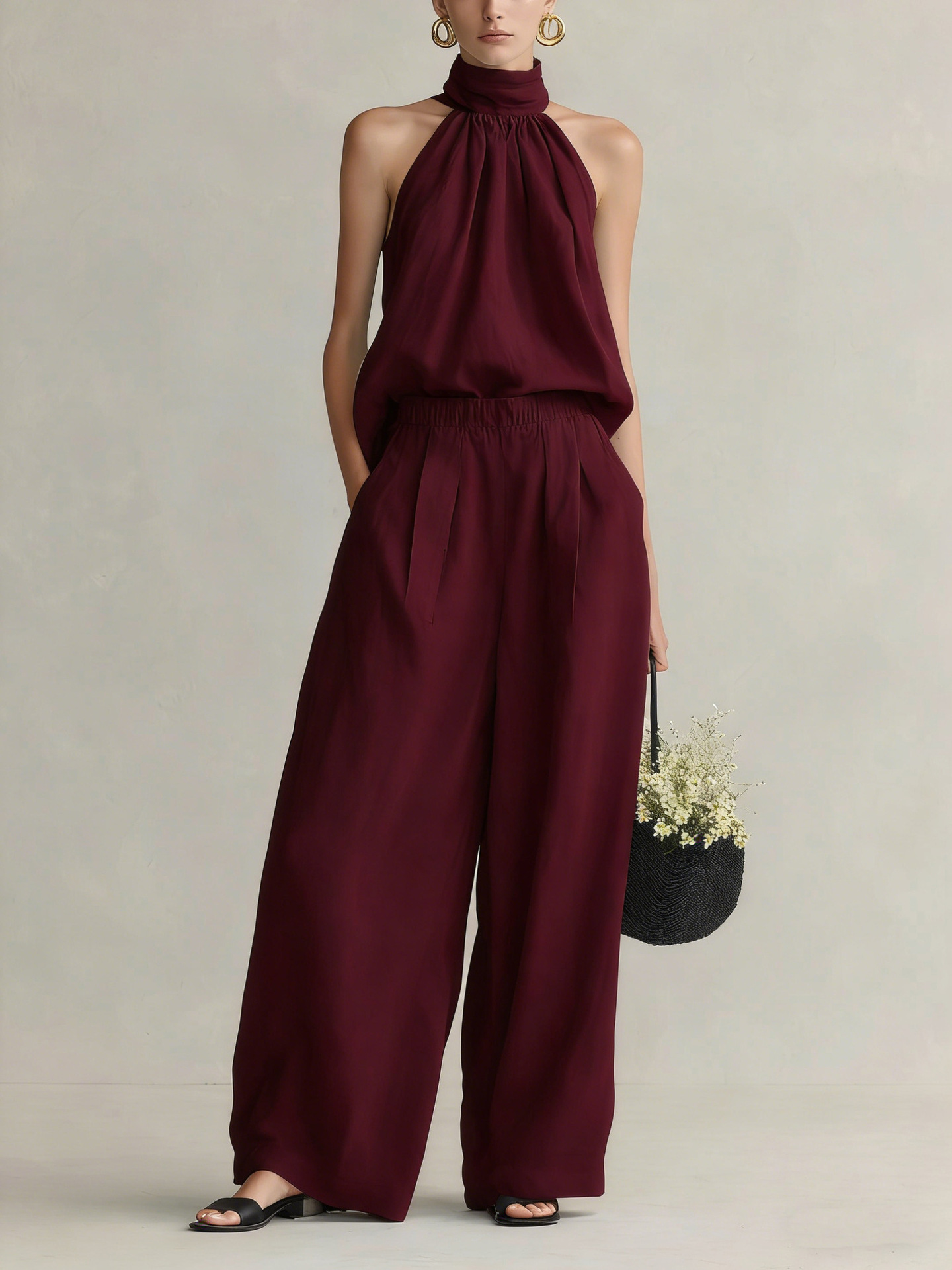Women's 2026 Summer New Style  - Linen Pant Wide avaliação e preço