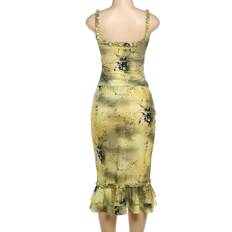Women's Dress 2 Piece Floral P - Midi Skirt Floral avaliação e preço