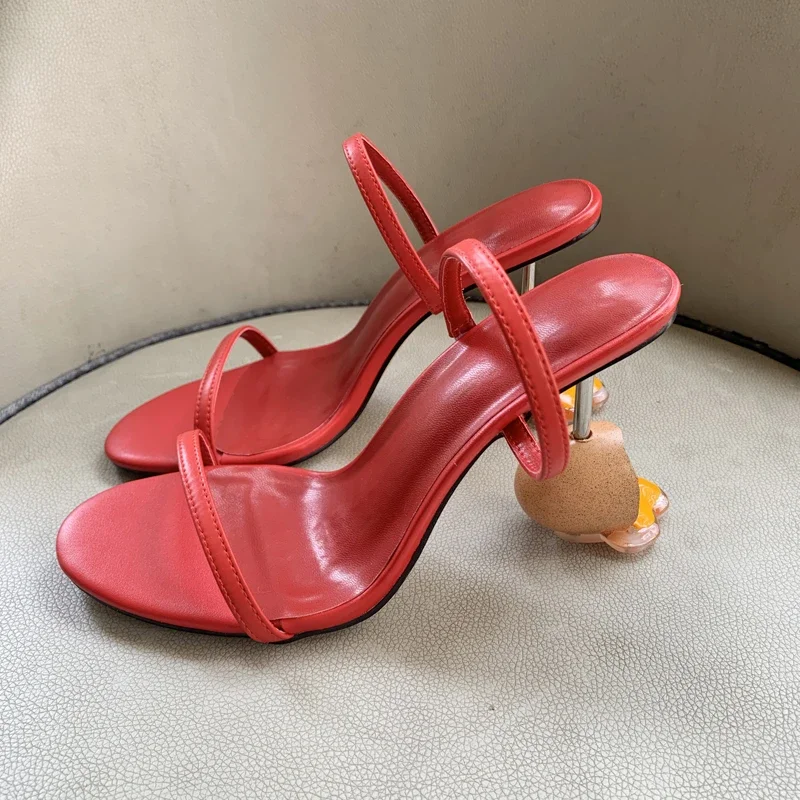 Summer Strappy Sandals Open To - Sandal Strappy Heeled avaliação e preço
