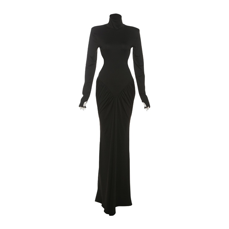 Women Backless Long Dress Turt - Maxi Dress Halter avaliação e preço