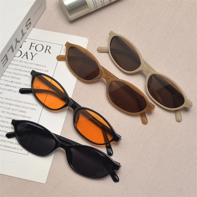 New Retro Oval Cat Eye Sunglas - Sunglasses Cat Eye avaliação e preço