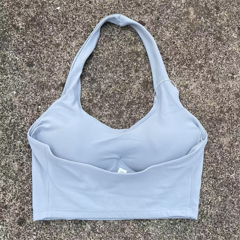 Halter Neck Sports Bra Women G - Bralette Triangle Set avaliação e preço