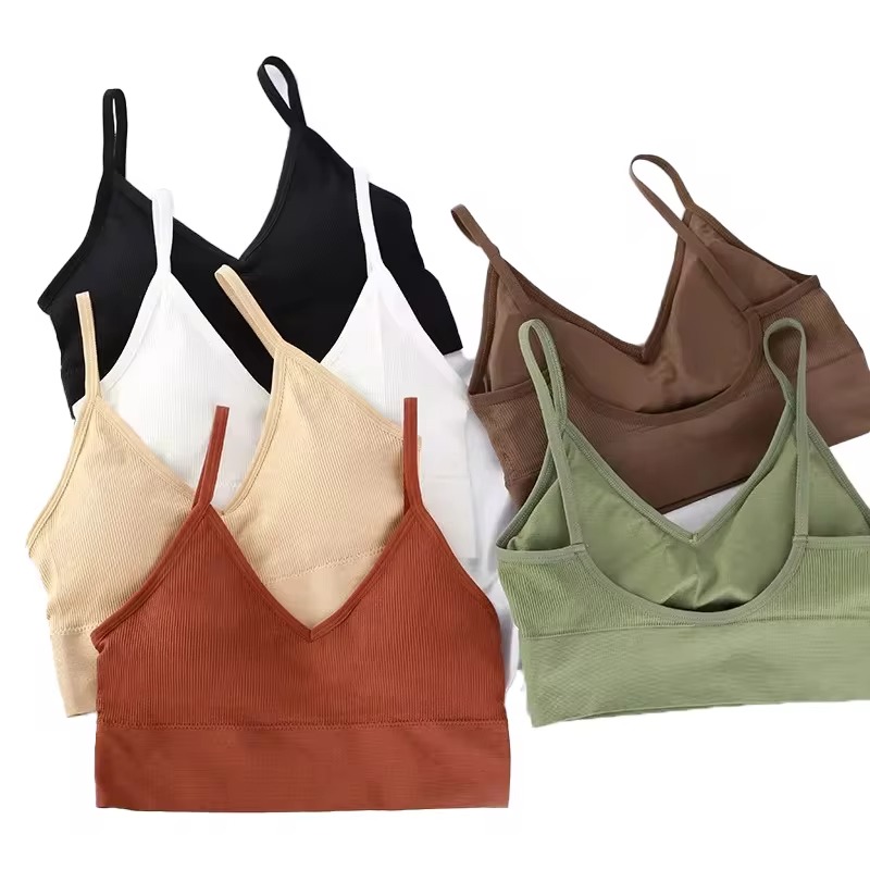 Seamless Women Push Up Bra Bea - Bralette Triangle Set avaliação e preço