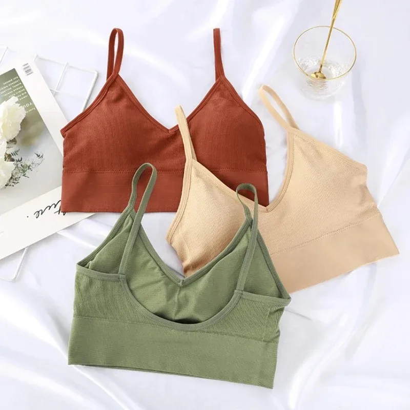 Seamless Women Push Up Bra Bea - Bralette Triangle Set avaliação e preço