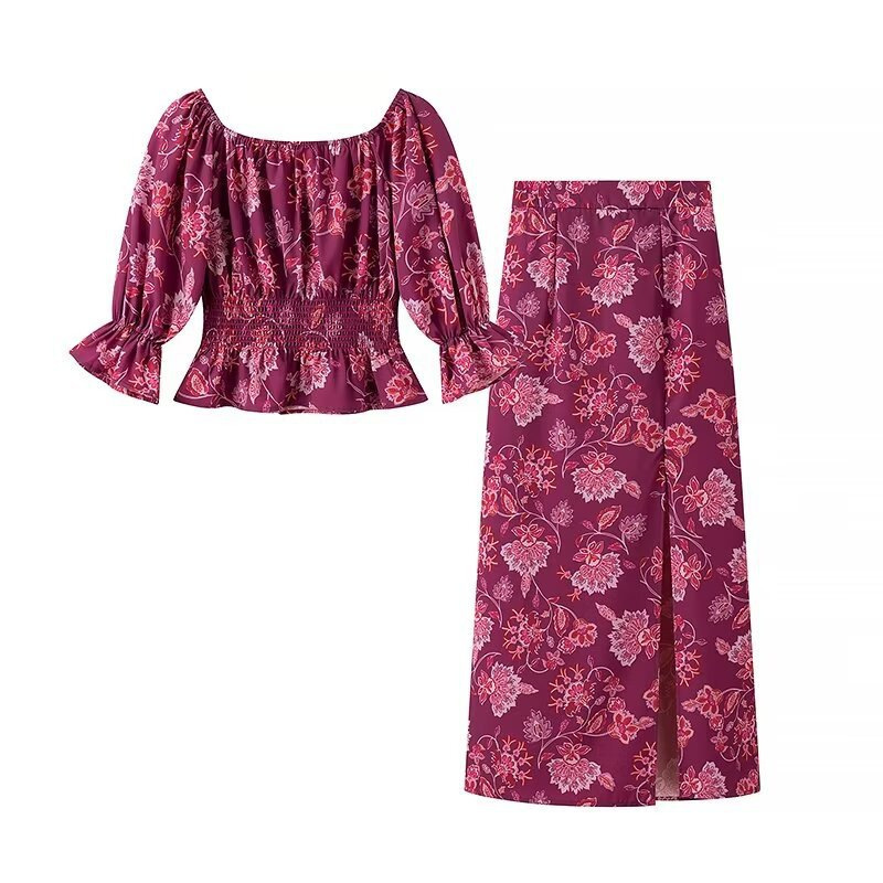 Women's Fashion Printed Off-Sh - Blouse Off Shoulder avaliação e preço