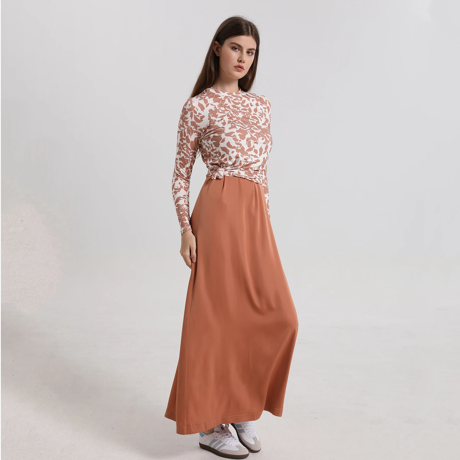 AP Printing Tee Stretchy  Moda - Linen Dress Wrap avaliação e preço