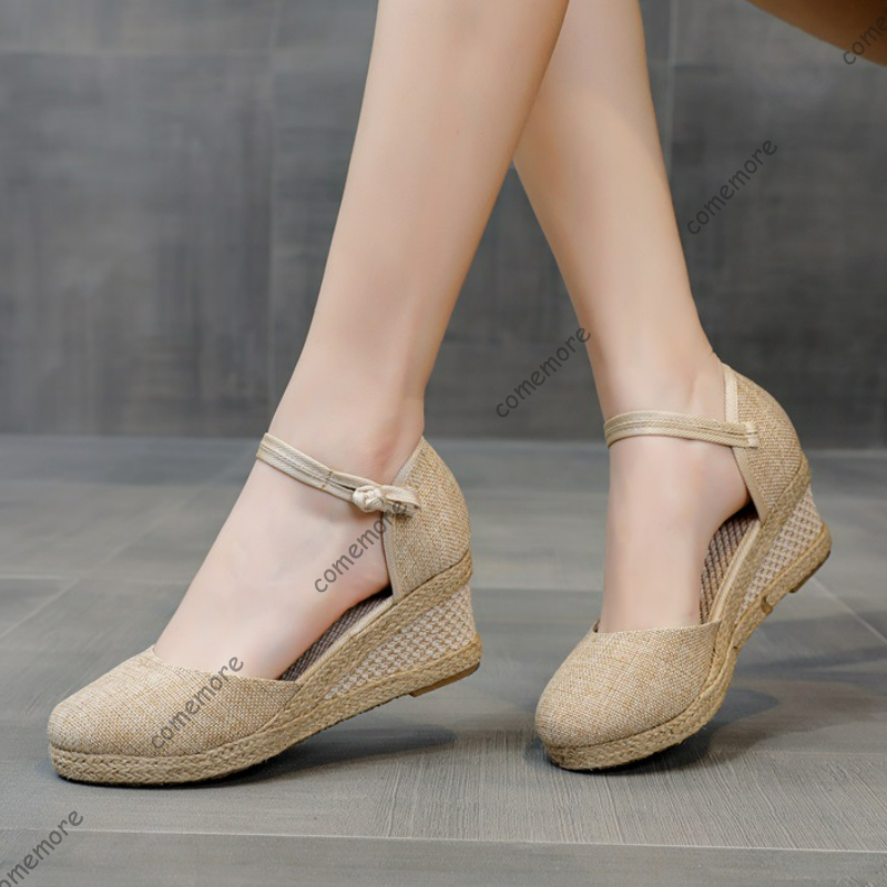 Comemore Sandals High Heel Sum - Wedge Espadrille Women avaliação e preço