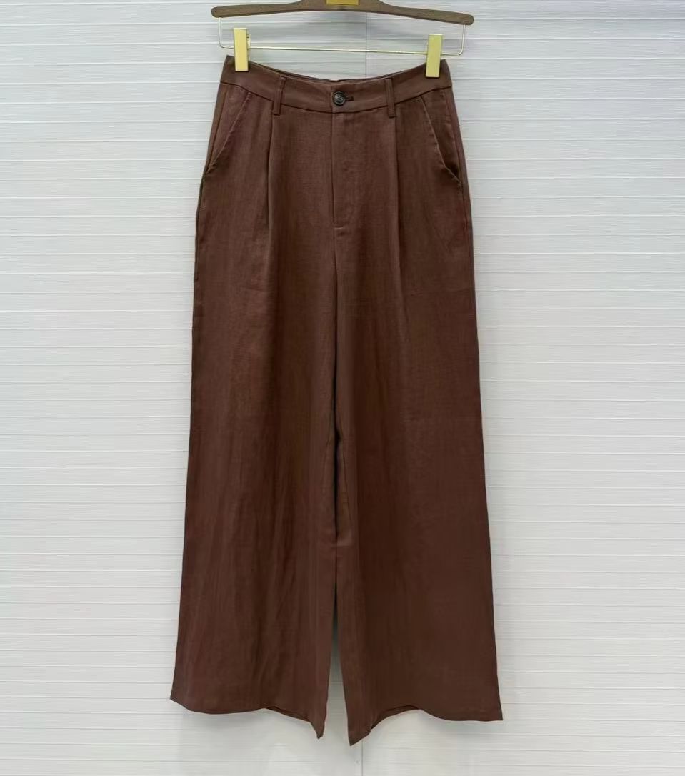 Old Man Qian's linen casual tw - Linen Pant Wide avaliação e preço