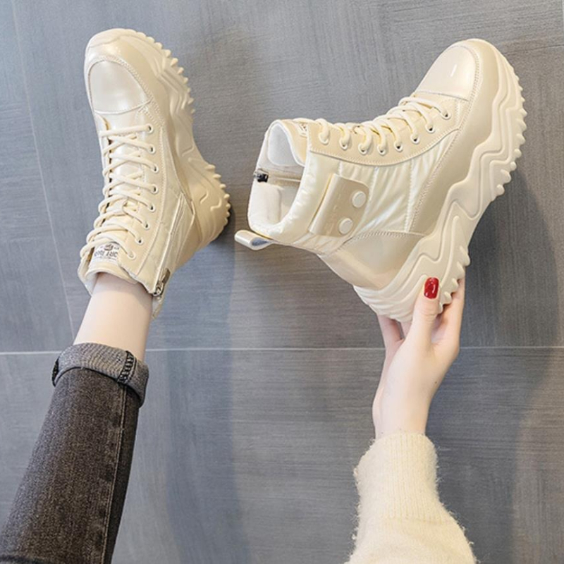 7CM Platform Wedge Sneakers Wo - Wedge Espadrille Women avaliação e preço