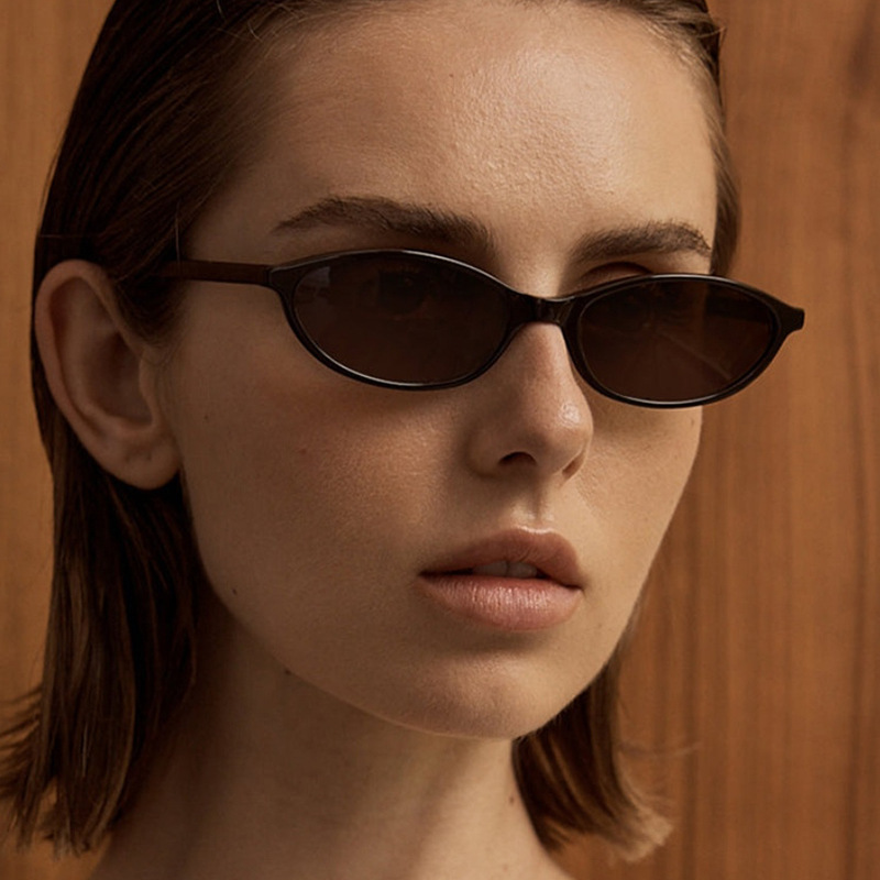 New Retro Oval Cat Eye Sunglas - Sunglasses Cat Eye avaliação e preço