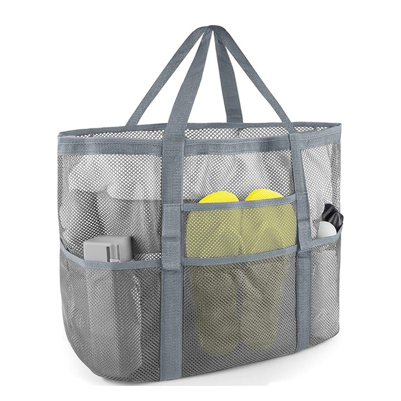 Travel Mesh Beach Bag for Wome - Tote Bag Beach avaliação e preço