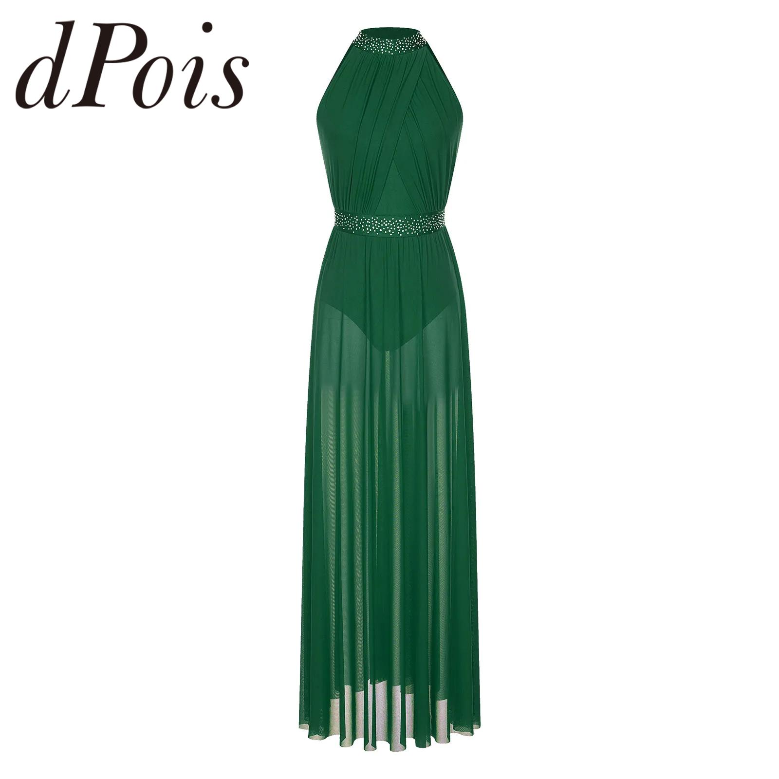 Womens Split Sheer Mesh Halter - Maxi Dress Halter avaliação e preço