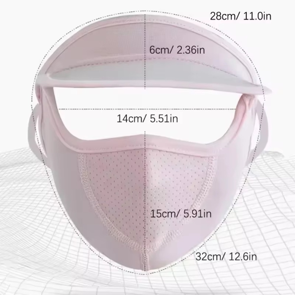 Ice Silk Mask for Outdoor Cycl - Headband Summer Knit avaliação e preço