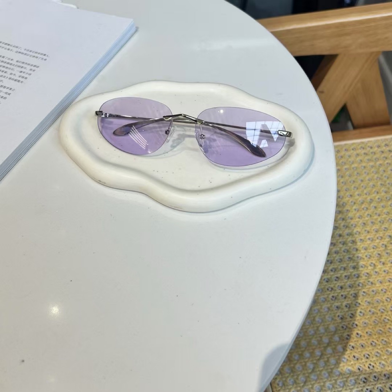 UV400 Rimless Shades, Cat Eye  - Sunglasses Cat Eye avaliação e preço
