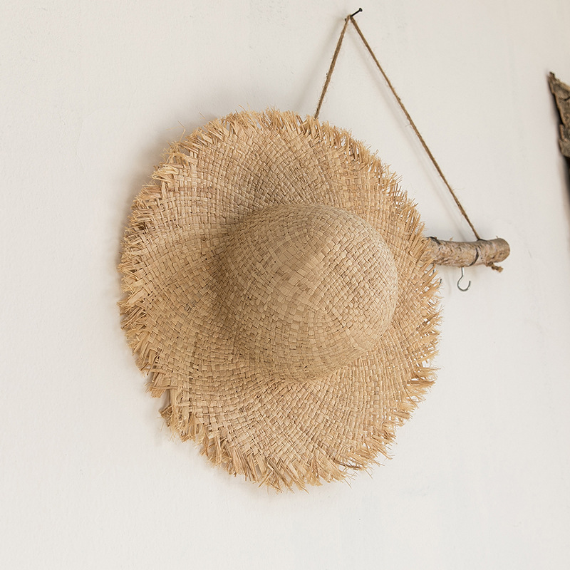 Women Raffia Straw Sun Hat Wid - Hat Floppy Wide avaliação e preço