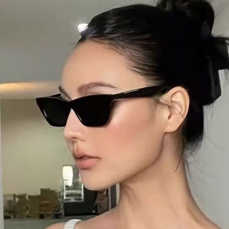 New Cat Eye Black Sunglasses W - Sunglasses Cat Eye avaliação e preço