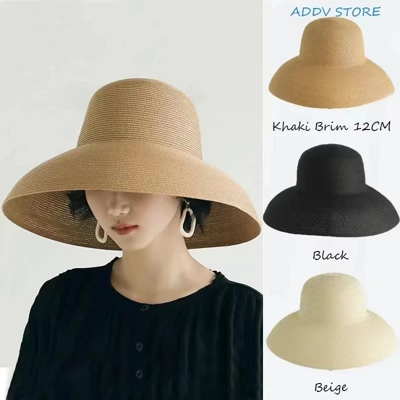 Floppy Wide Brim Summer Beach  - Hat Floppy Wide avaliação e preço