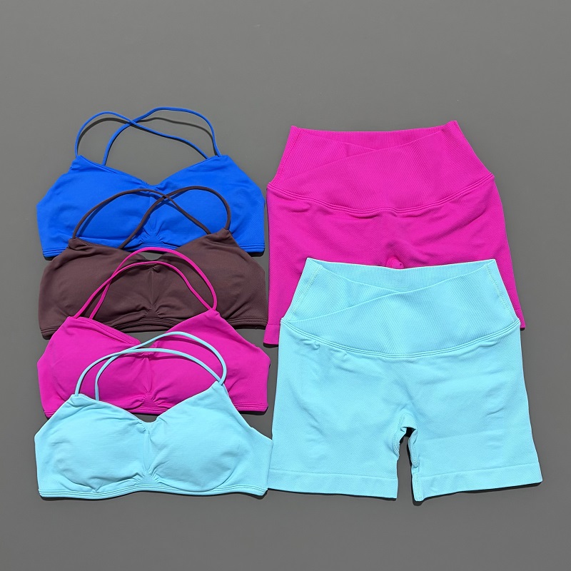2 Piece Vision Gym Set Women Y - Crop Top Crochet avaliação e preço