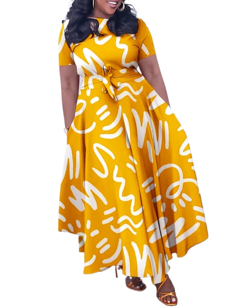Floral Print Tie Waist Midi Dr - Midi Skirt Floral avaliação e preço