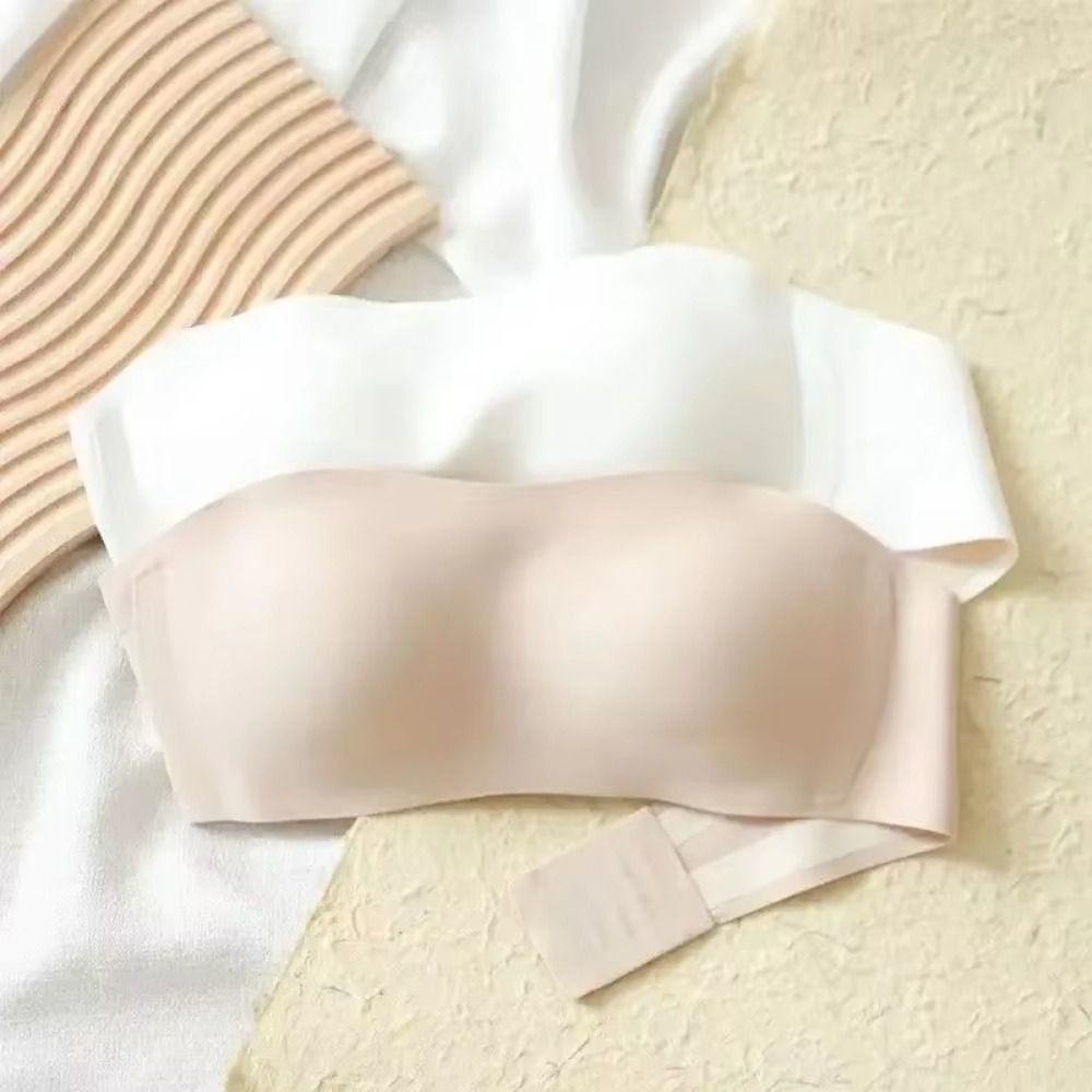 Solid Color Strapless Wrapped  - Bralette Triangle Set avaliação e preço