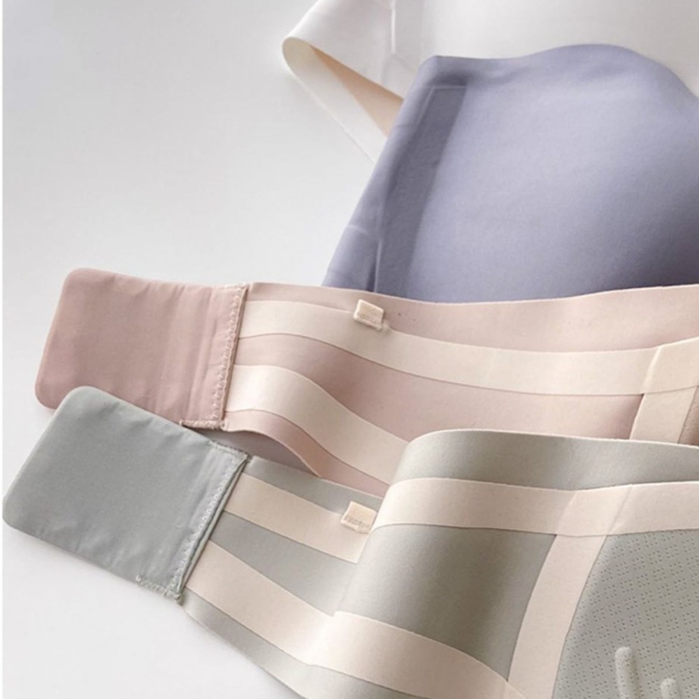 Solid Color Strapless Wrapped  - Bralette Triangle Set avaliação e preço