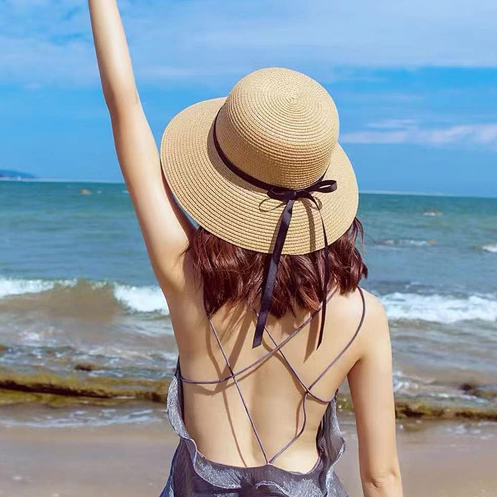 Summer Straw Hat Big Wide Brim - Hat Floppy Wide avaliação e preço
