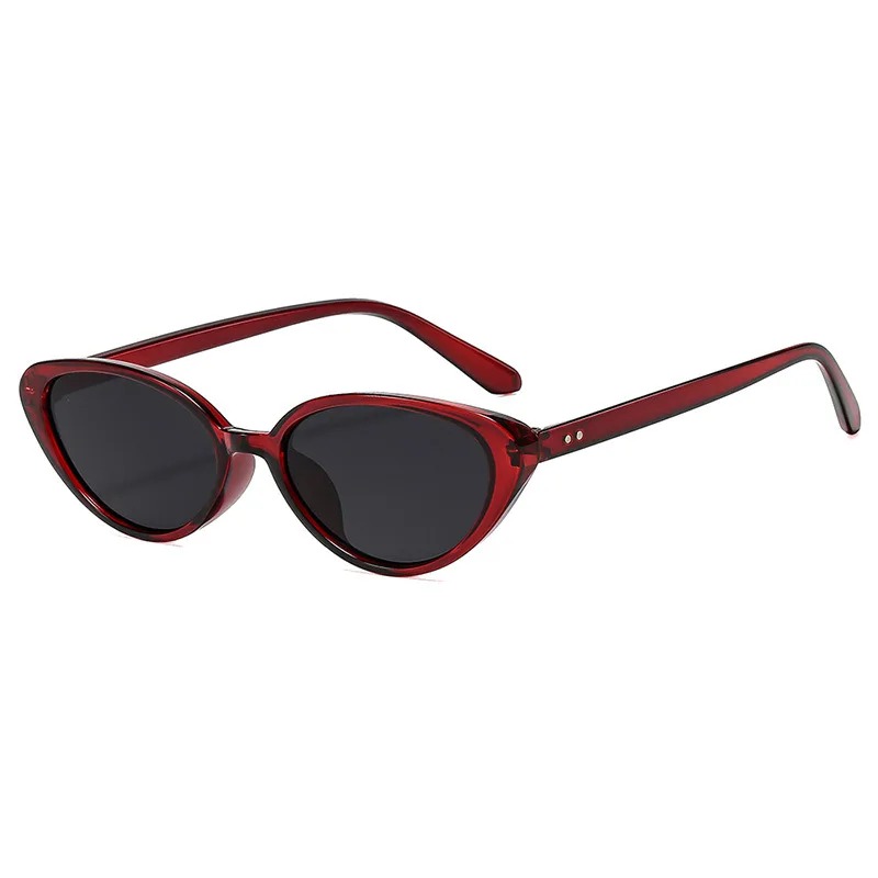 Rivets Brown Fashion Cat Eye S - Sunglasses Cat Eye avaliação e preço