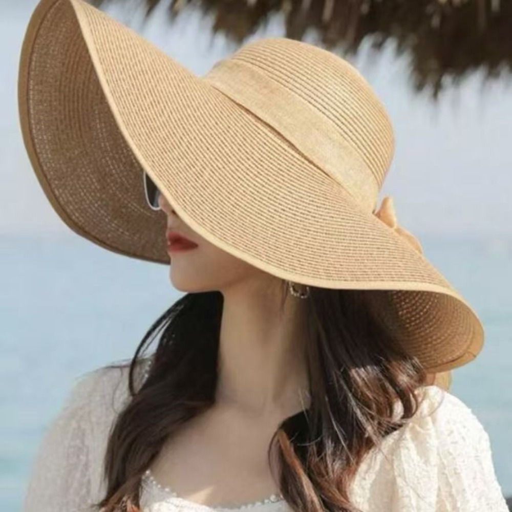 Women Summer Wide Brim Straw H - Hat Floppy Wide avaliação e preço