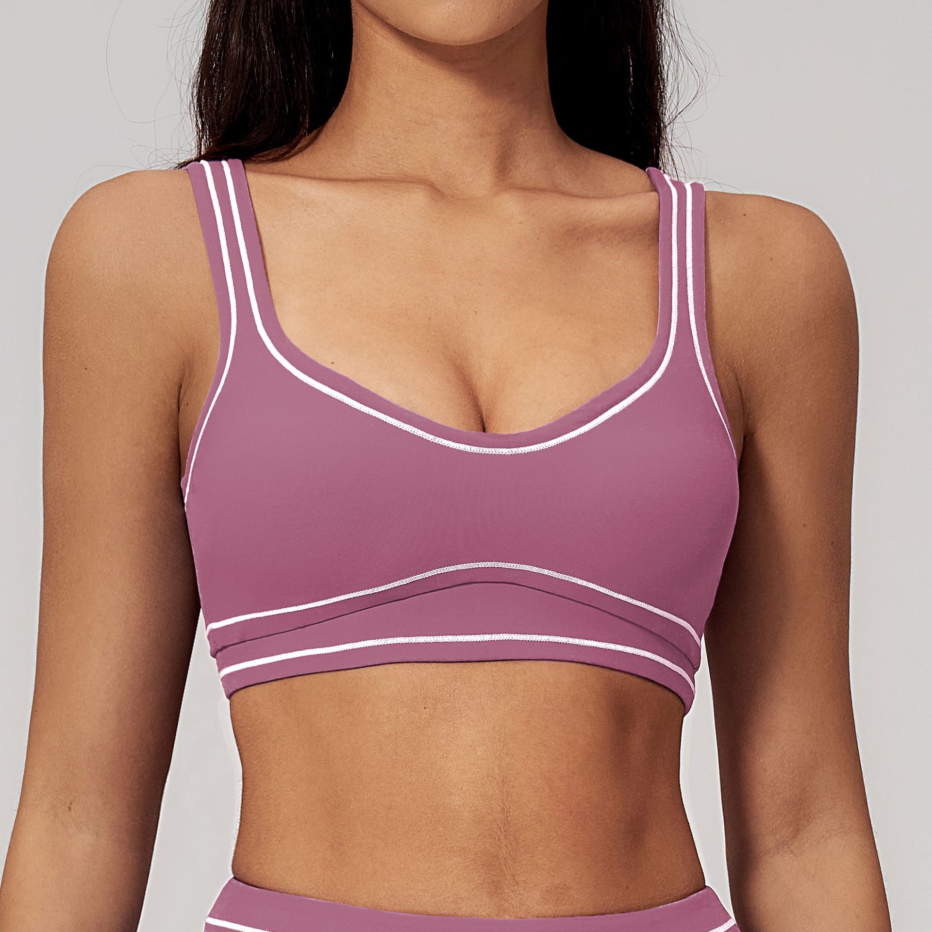 2026 Yoga Bra Women Sports Bra - Bralette Triangle Set avaliação e preço