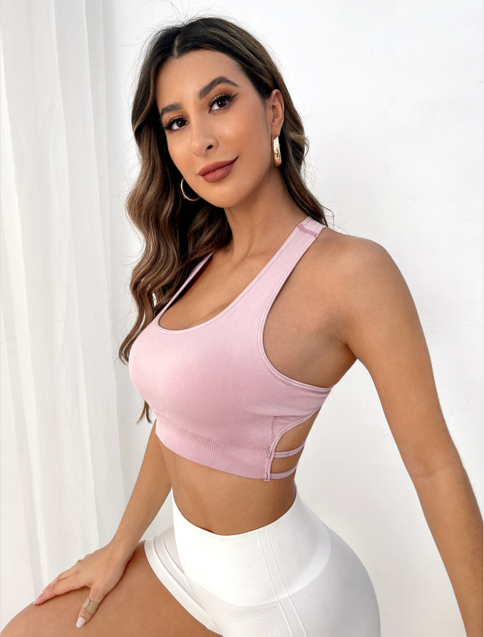 Breathable Sports Bra Fitness  - Crop Top Crochet avaliação e preço