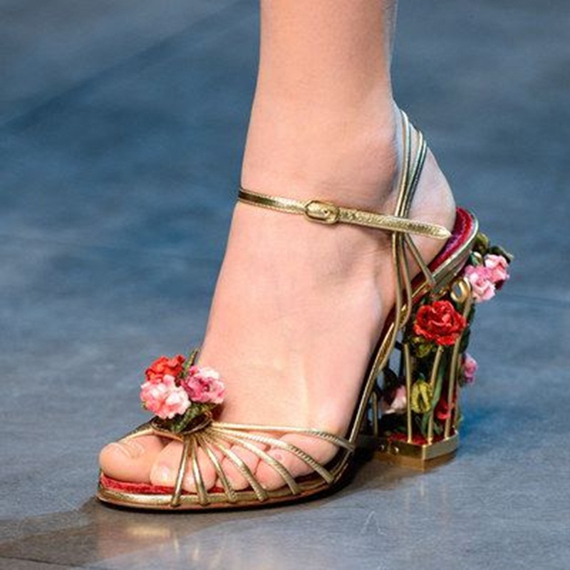 Luxury Bird Cage Women Sandals - Sandal Strappy Heeled avaliação e preço