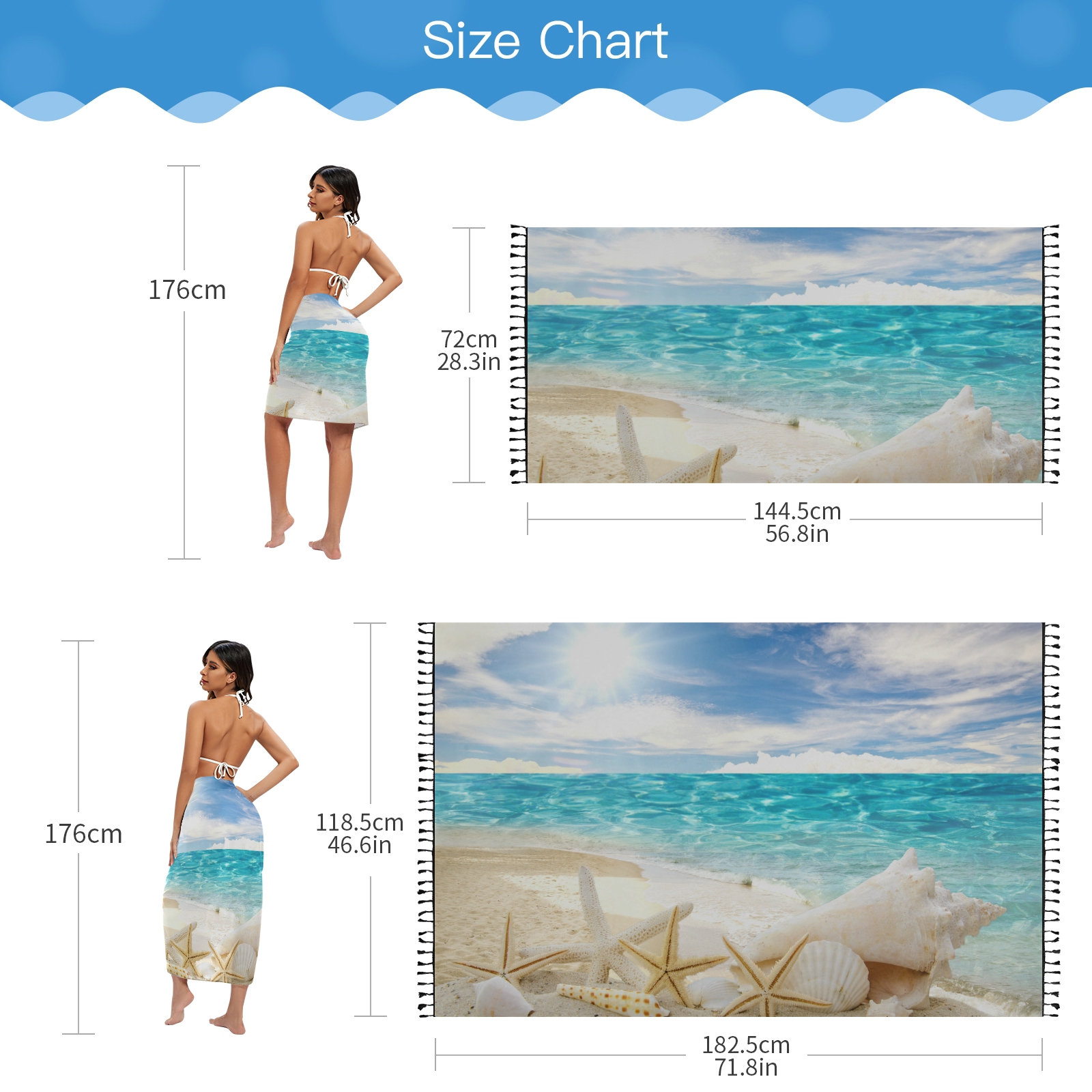 Sexy Women Chiffon Swimwear Pa - Cover Up Kaftan avaliação e preço