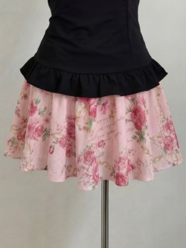 Women's Sweet Floral Print Two - Romper Floral Print avaliação e preço