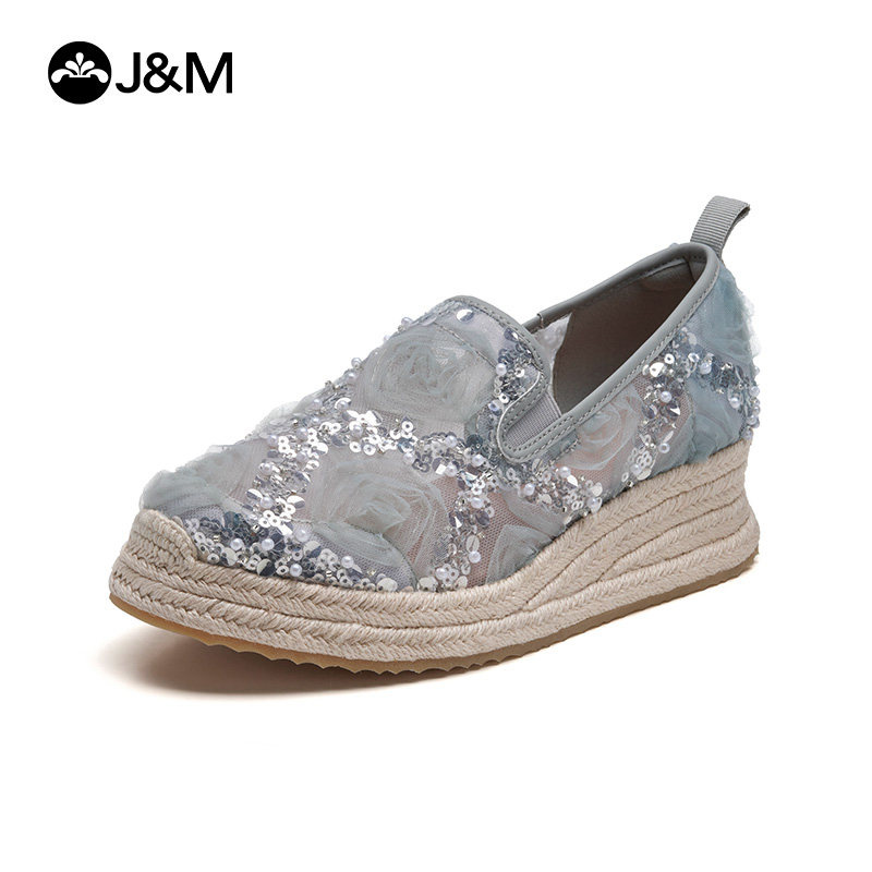 2026 J&M Women Wedges Fashion  - Wedge Espadrille Women avaliação e preço