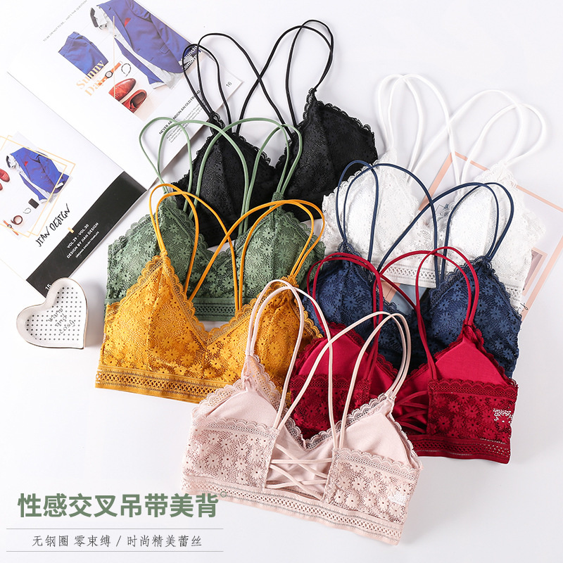 3D Sexy Lingerie Seamless Spor - Bralette Triangle Set avaliação e preço