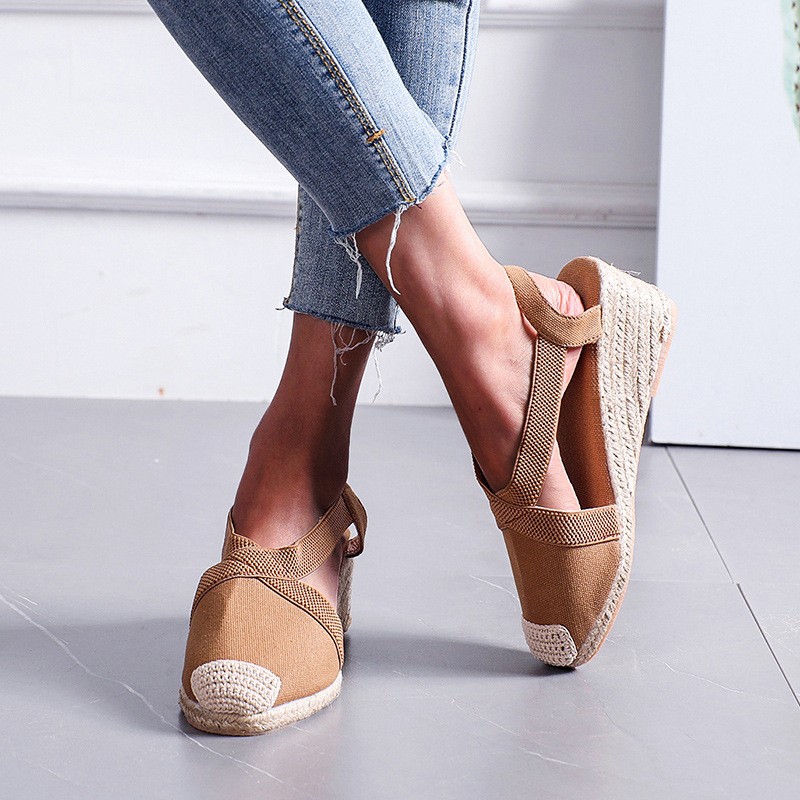 2026 Summer Women's Sandals St - Wedge Espadrille Women avaliação e preço