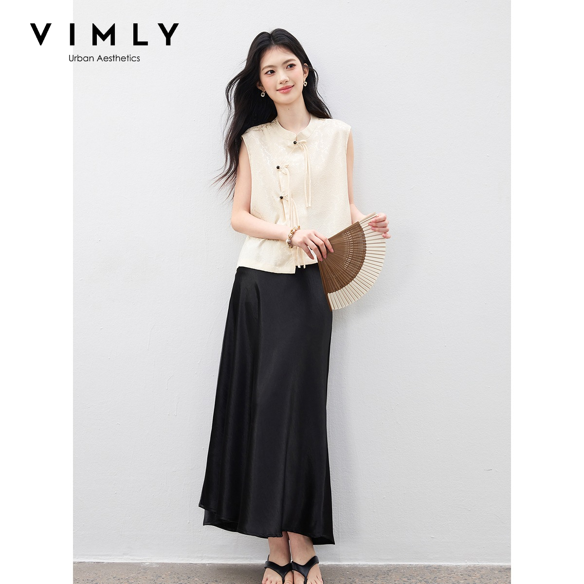 VIMLY's Women's Summer Suit 20 - Midi Skirt Floral avaliação e preço