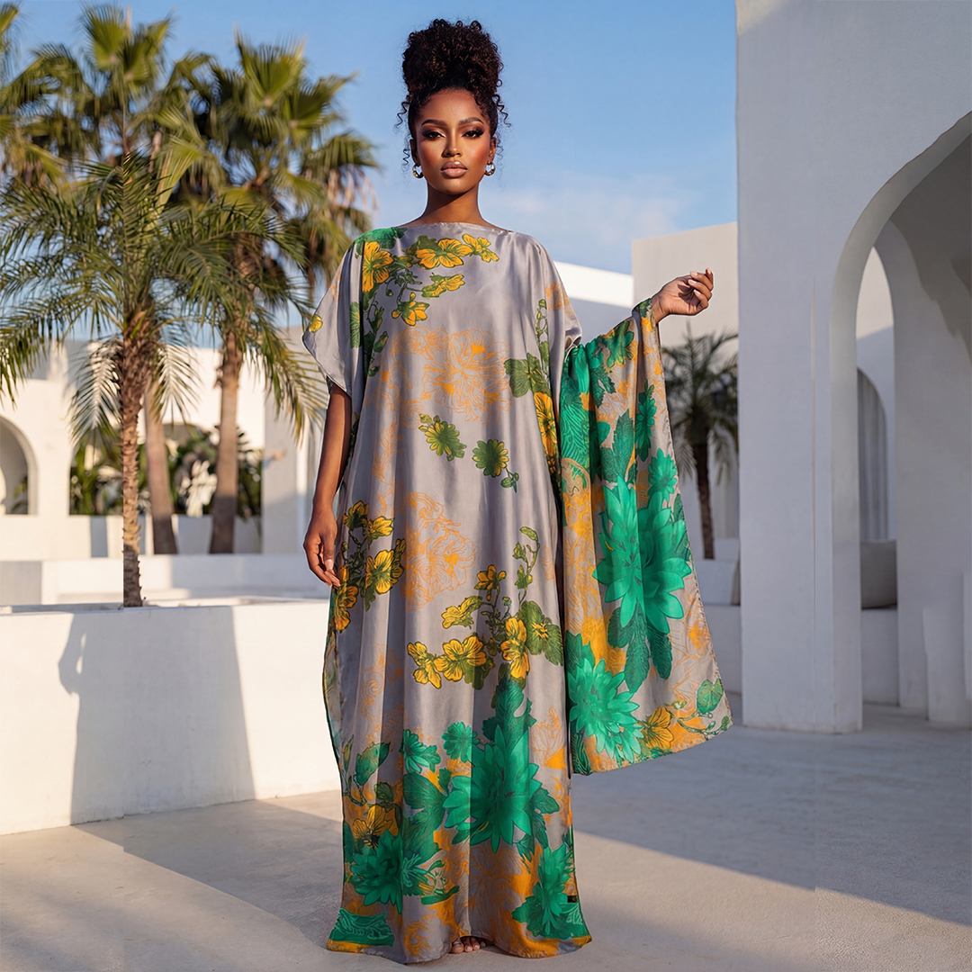 Summer Fashion African Shawl F - Romper Floral Print avaliação e preço