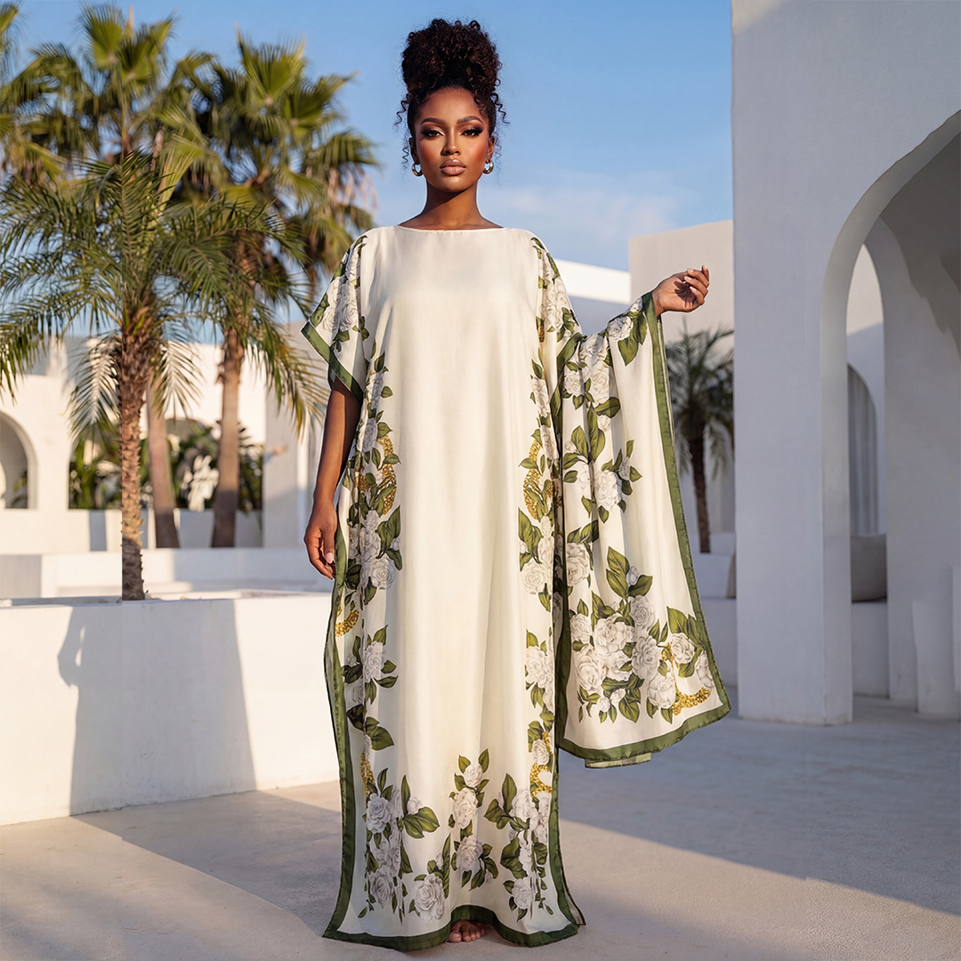 Summer Fashion African Shawl F - Romper Floral Print avaliação e preço