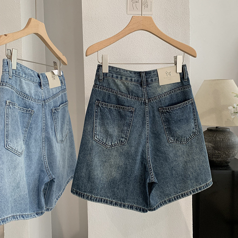 Denim Short Pant Women Jeans V - Shorts Denim Frayed avaliação e preço